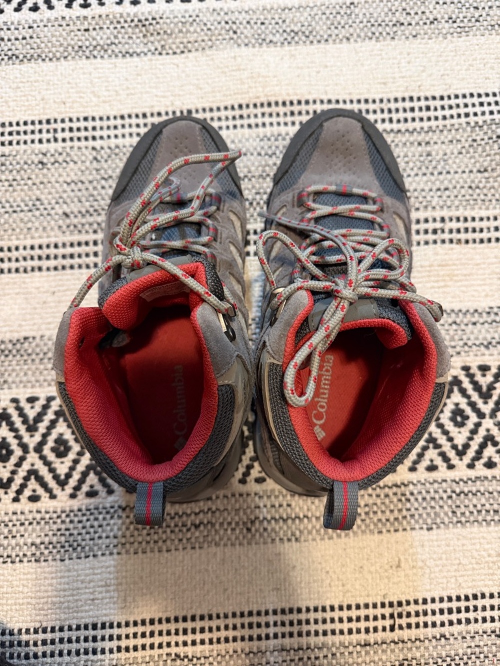 Columbia Gray Hiking Boots with Pink Interior - Picture 2 of 16